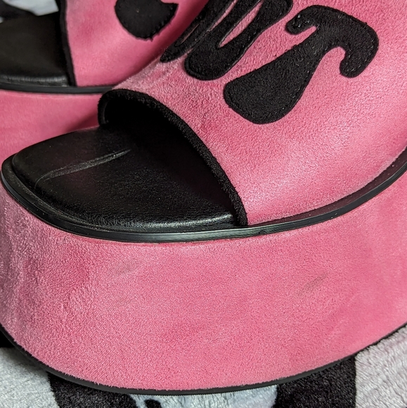 π©· Dolls Kill That 70s Flow Peace Out Platform Slides π©· - Picture 10 of 11